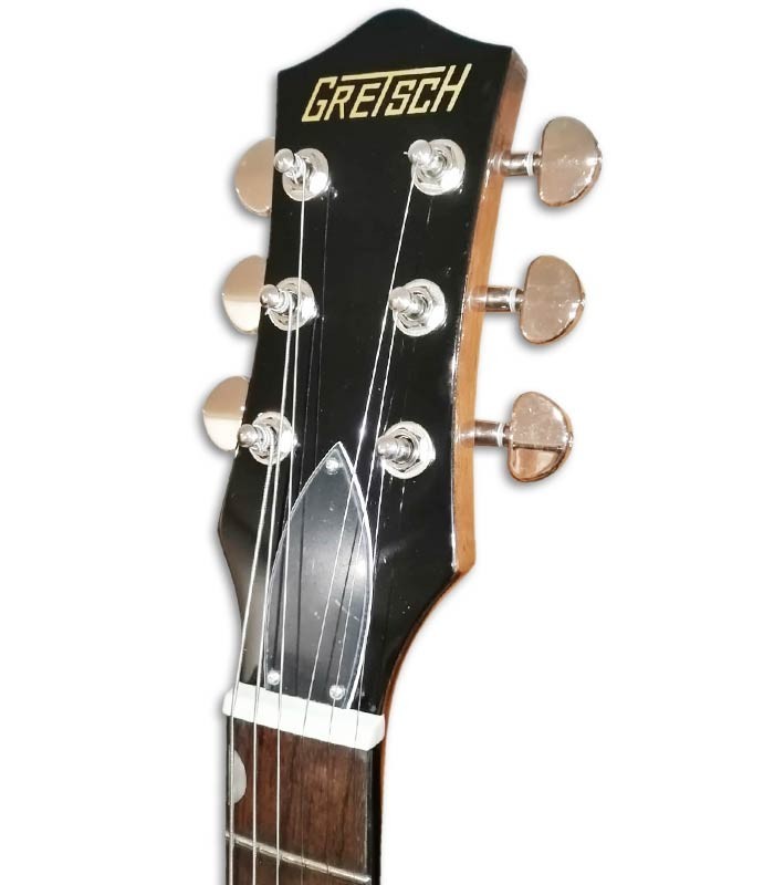 Photo of the head of the Electric Guitar Gretsch G2210