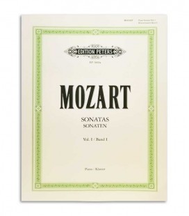 Photo of the cover of the book Mozart Sonatas V1 Nº 1 a 10 Peters EP1800A