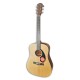 Photo of the Acoustic Guitar Fender model CD 60S Dreadnought Natural WN front and in three quarters