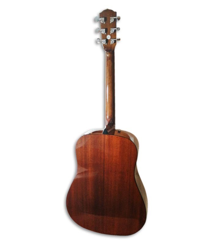 Foto da Guitarra Acústica Fender Dreadnought CD 60S Natural trás e em três quartos