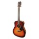 Photo of the Folk Guitar Yamaha model FG800 in Brown Sunburst color front and in three quarters