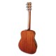 Photo of the Folk Guitar Yamaha model FG800 back and in three quarters