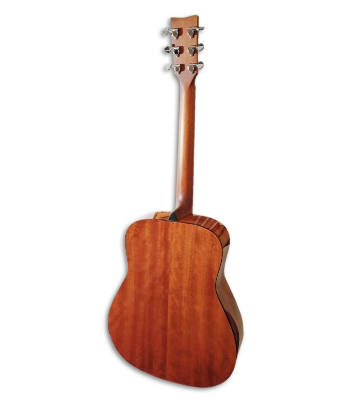 Foto de la Guitarra Folk Yamaha modelo FG800 atrás y en trés cuartos