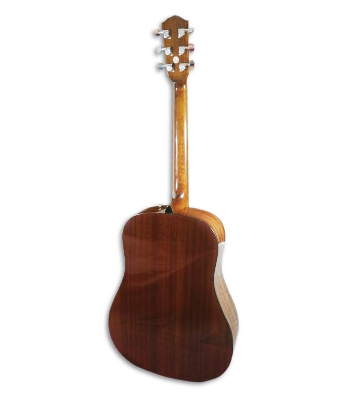 Foto da Guitarra Acústica Fender Dreadnought modelo CD 60S LH trás e em três quartos