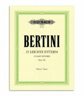 Bertini 25 Estudos Fáceis Op 100 Peters EP181B