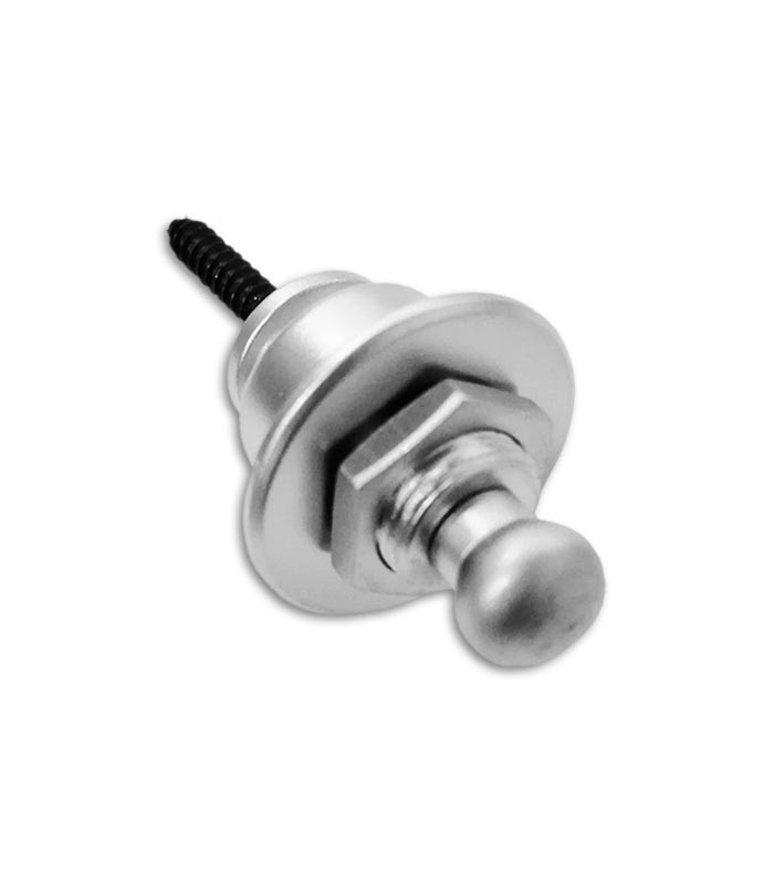 Photo of the head of one of the pins with the Straplock Schaller model 14010301 Strap Blocking System