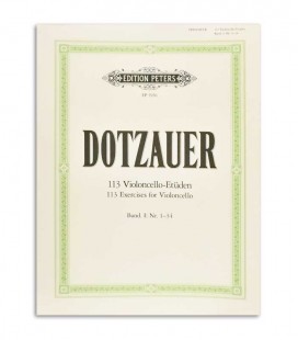 Foto de la portada del Libro Dotzauer 113 Ejercicios para Violonchelo Vol 1 Nº 1-34 EP5956