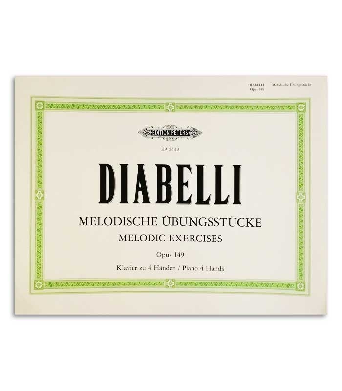 Photo of the cover of the Book Peters Diabelli Melodic Exercises OP 149 