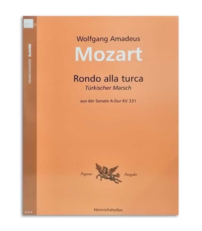 Foto de la portada del Libro Mozart Marcha Turca N414