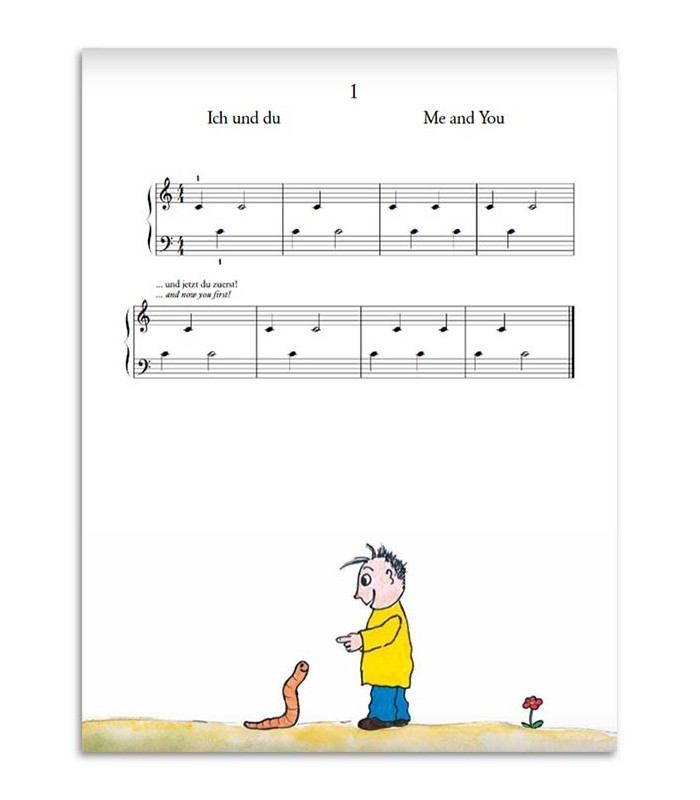 Photo of a sample of the Book 70 Keyboard Adventures with the Little Monster V1 English BRE21785