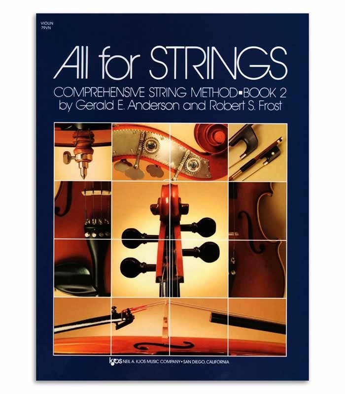 Portada del libro Anderson and Frost All for Strings Violin Vol 2
