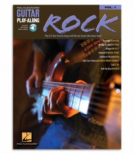 Foto da capa do Livro Guitar Play Along Rock Vol 1 Book/CD HL00699570