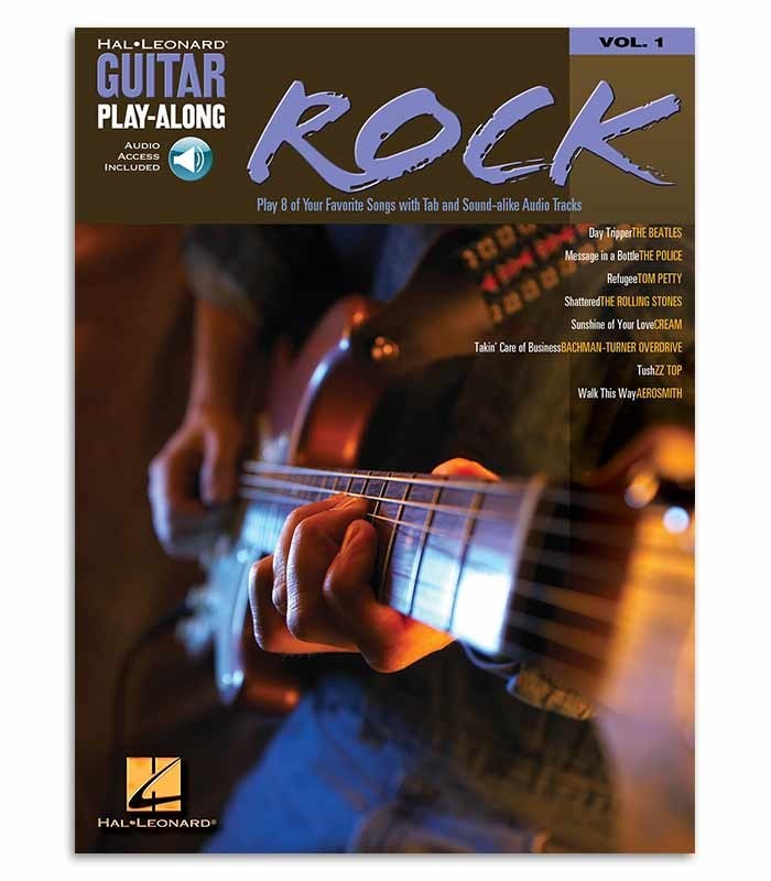 Foto de la portada del Libro Guitar Play Along Rock Vol 1 Book/CD HL00699570