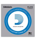 Photo of the package of the String D'Addario PL019 Electric or Acoustic Guitar