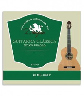 Photo of the package cover of the Dragão String 825 Viola Nylon 028 1st E