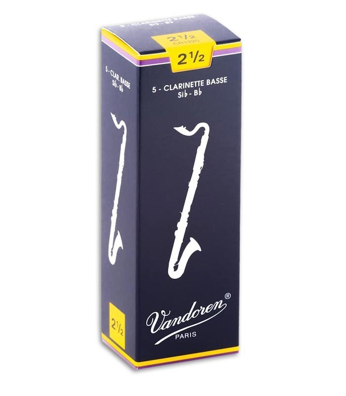 Package of the Vandoren Bass Clarinet Reed CR1225 Nº 2 1/2