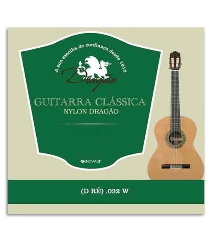 String Dtragão 829 Nylon 032 4th D for Viola