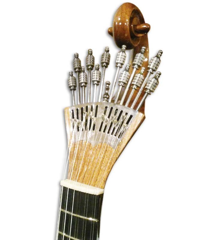 Foto del clavijero abanico de la guitarra portuguesa Artimúsica GP71L