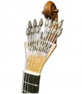 Photo of the portuguese guitar Artimúsica GP71L machine heads