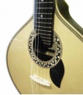 Photo detail of the rosette of the Artimúsica Portuguese Guitar GP73L