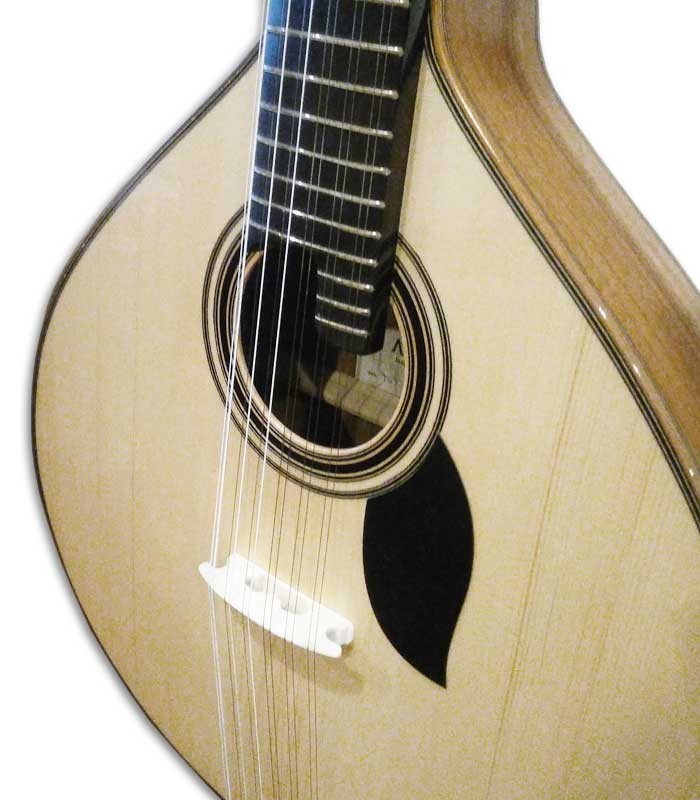 Foto detalle de la roseta de la Guitarra Portuguesa Artimúsica GP71C