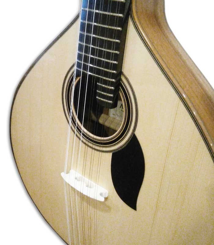 Foto detalhe da roseta da Guitarra Portuguesa Artimúsica GP71C