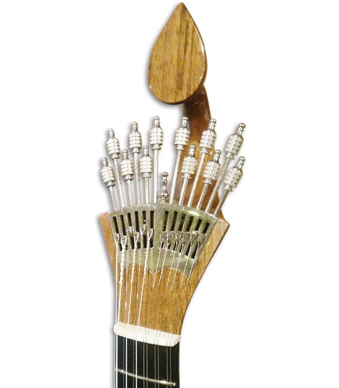 Foto del clavijero leque de la Guitarra Portuguesa Artimúsica GP71C