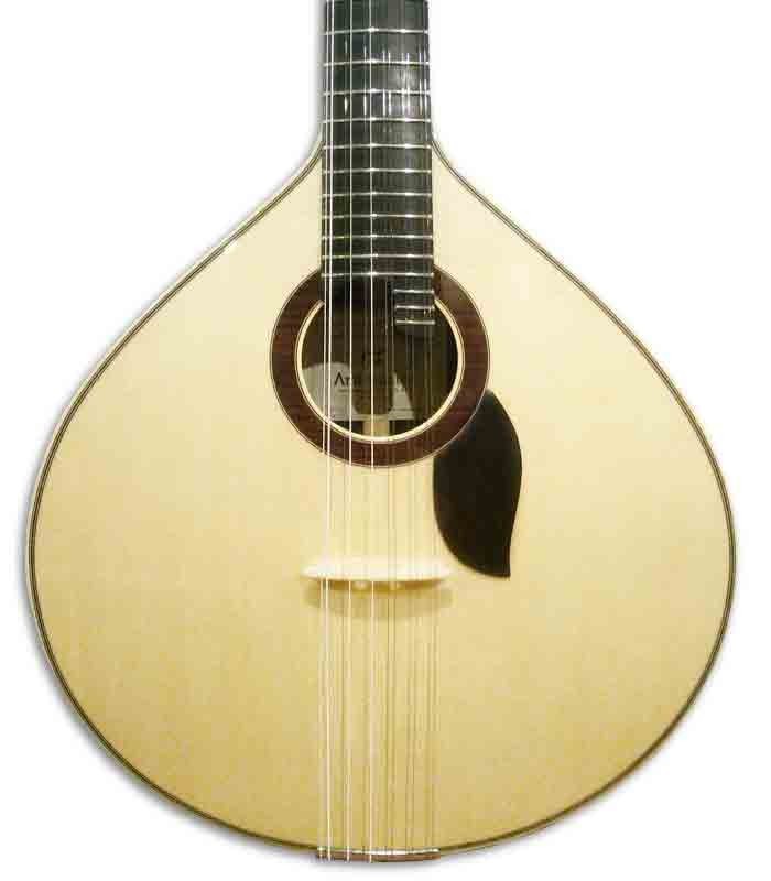 Photo of the Coimbra portuguese guitar GP73C top
