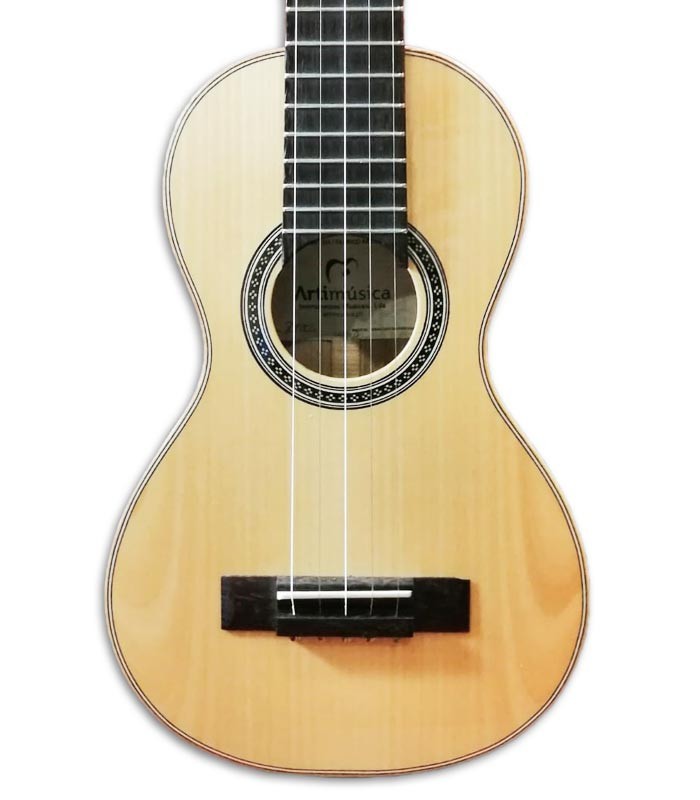 Foto do tampo do cavaquinho rajão Artimúsica RJ80S