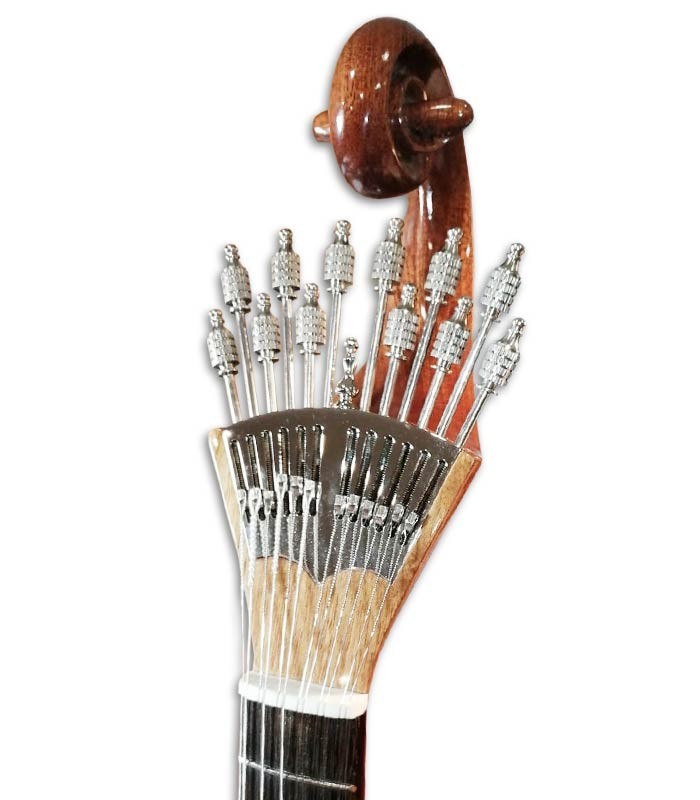 Foto del clavijero de la Guitarra Portuguesa Artimúsica GP70LCAD
