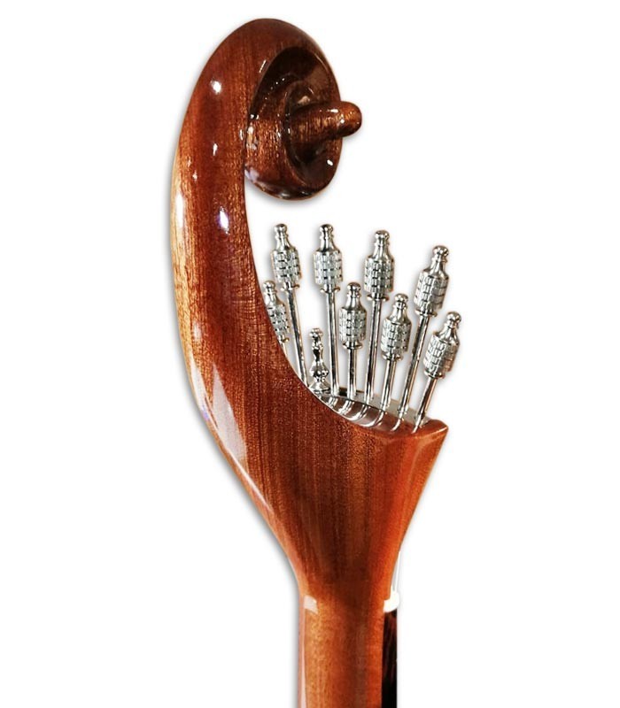 Foto de la cabeza de la Guitarra Portuguesa Artimúsica GP70LCAD