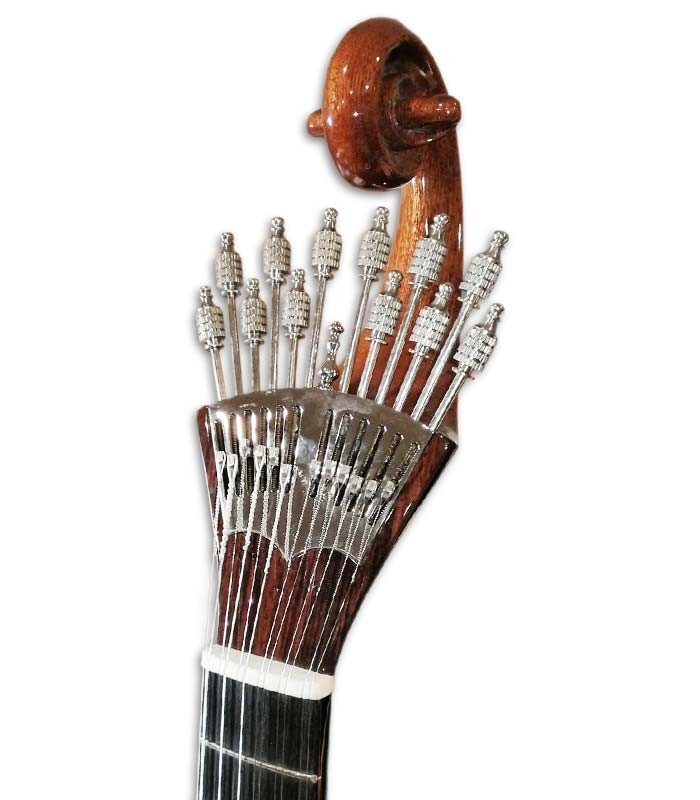 Foto del clavijero de la guitarra portuguesa Artimúsica GP72L