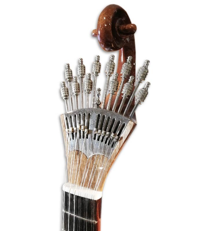 Foto del clavijero de la Guitarra Portuguesa Artimúsica GP70L