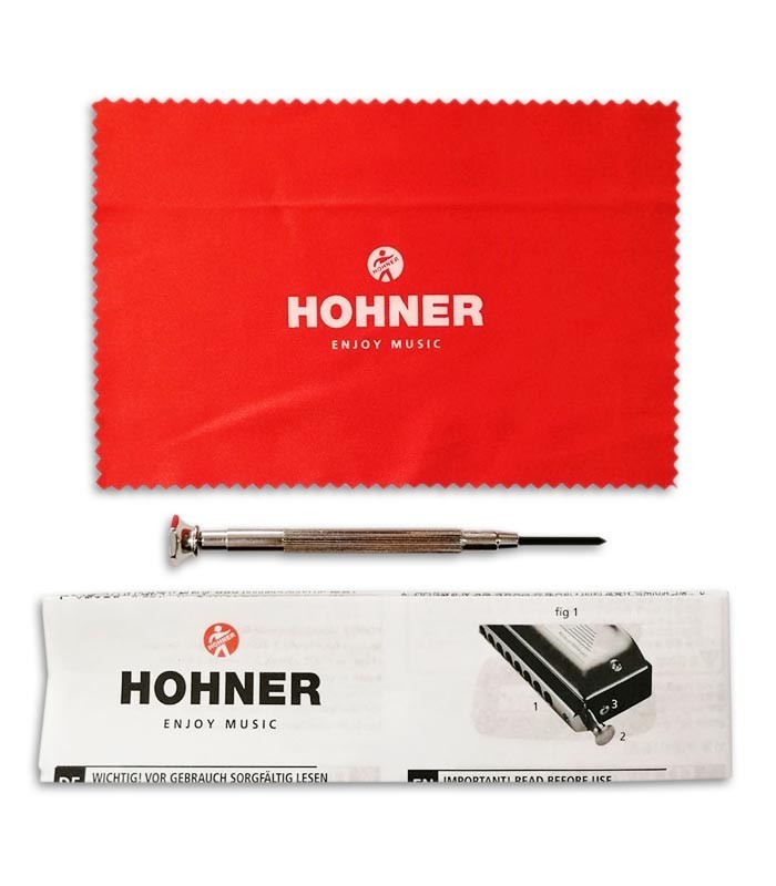 Photo of the Hohner Harmonica Super 64 New Version accessories