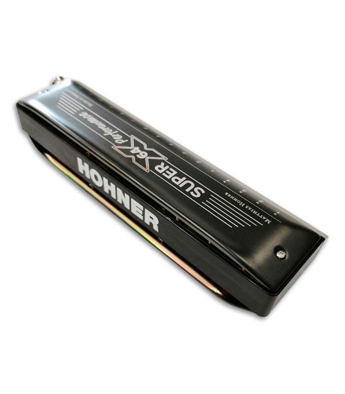 Photo of the Hohner Harmonica Super 64 X New Version back