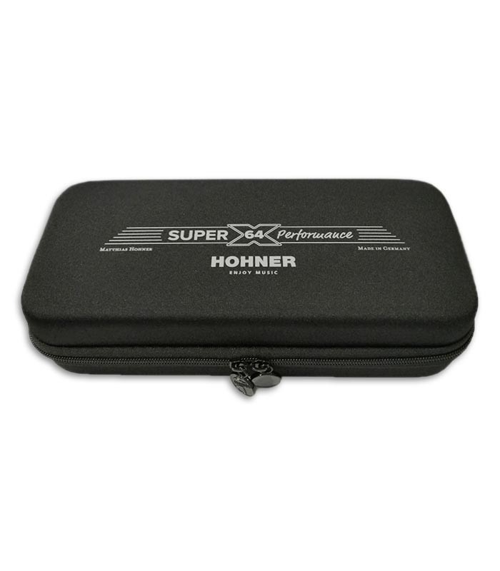 Foto del estuche de la Armónica Hohner Super 64 X New Version