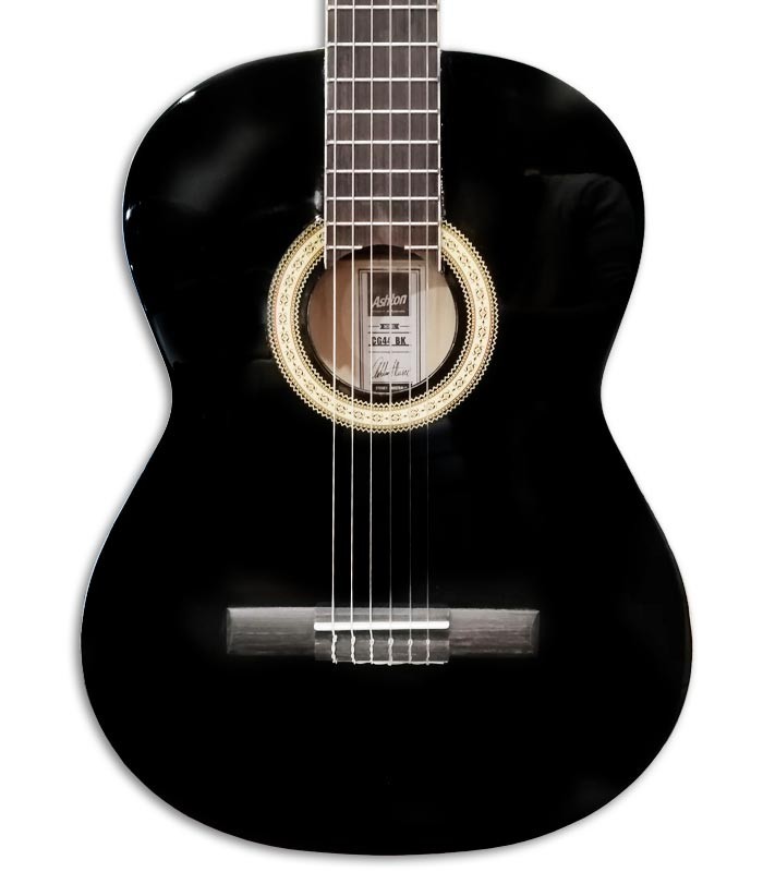 Photo of the Classical Guitar Ashton SPCG-44BK top