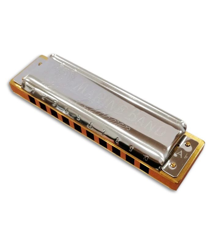 Photo of the Harmonica Hohner Marine Band in A flat