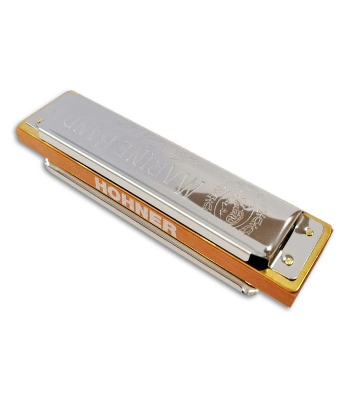 Photo of the Harmonica Hohner Marine Band in F sharp back