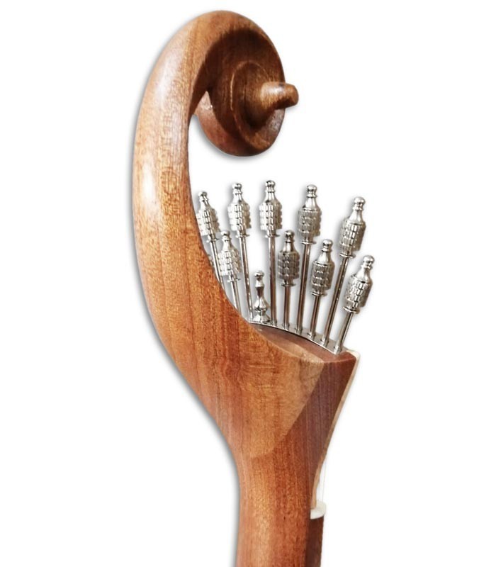 Foto de la cabeza de la Guitarra Portuguesa Artimúsica GPBASEL Modelo Lisboa