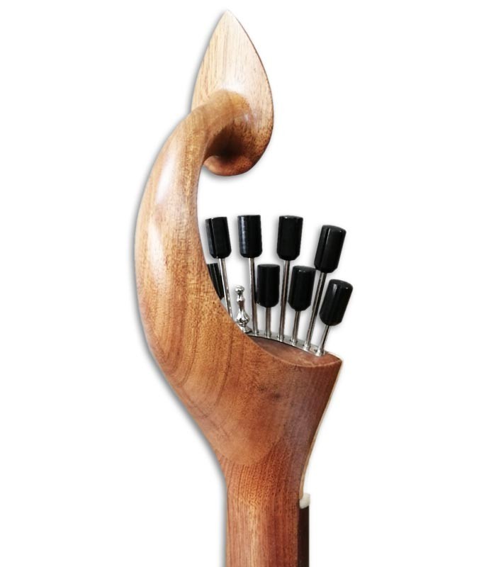 Foto da cabeça da Guitarra Portuguesa Artimúsica GPBASEC Modelo Coimbra
