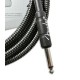 Foto detalle del jack del Cable Fender Professional Gris Tweed 3m