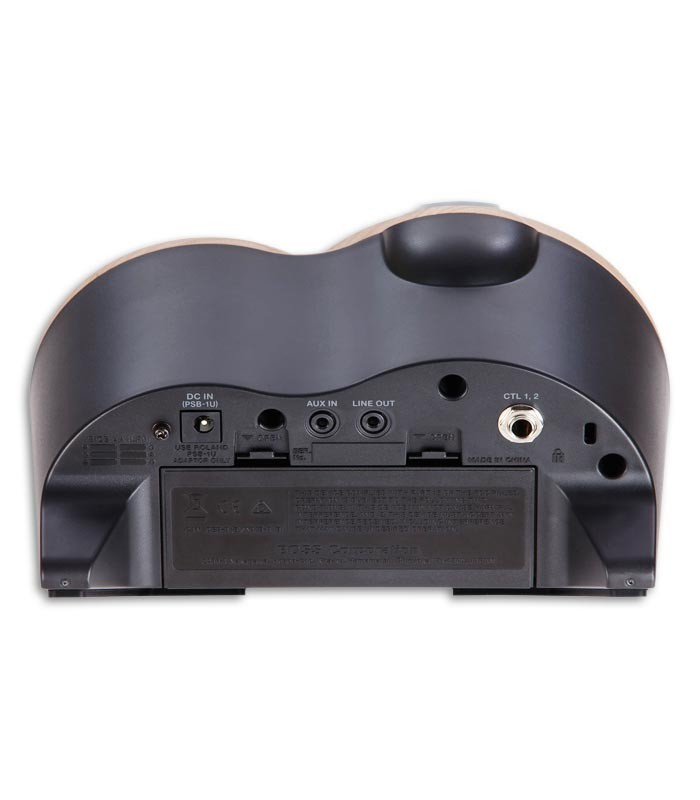 Photo of the Rhythm Partner Boss DR-01S inputs