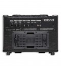 Foto das entradas do Amplificador Roland AC-33