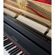 Photo of the keyboard and the action of the Upright Piano Petrof P122 N2