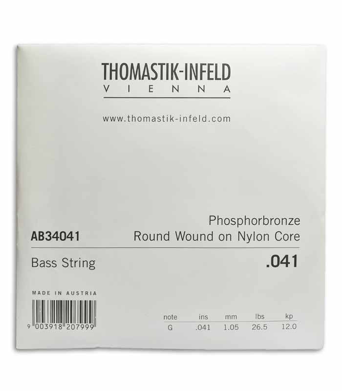 Photo of the String set Thomastik AB 344 041-086 G String package
