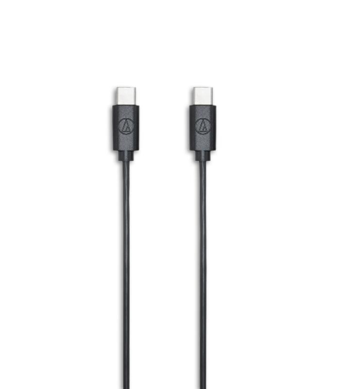 Foto do cabo USB-C a USB-C do Microfone Audio Technica ATR2500X