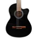 Foto do tampo da Guitarra Clássica VGS Student Preta com Pickup