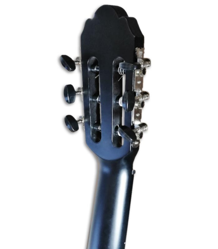 Foto dos carrilhões da Guitarra Clássica VGS Student Preta com Pickup