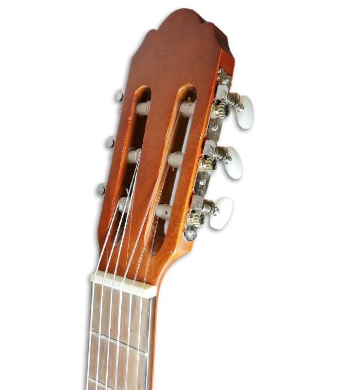 Foto da cabeça da Guitarra Clássica VGS Student Natural com Pickup